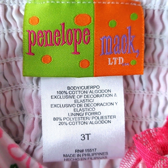 Penelope Mack Pink Floer Print Sundress, size 3T - Picture 5 of 5